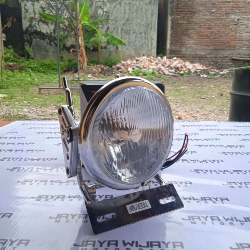 Jual LAMPU PESEK AUTOPAL H4 LED SET BREKET TRALIS CNC KUPINGAN CNC PNP