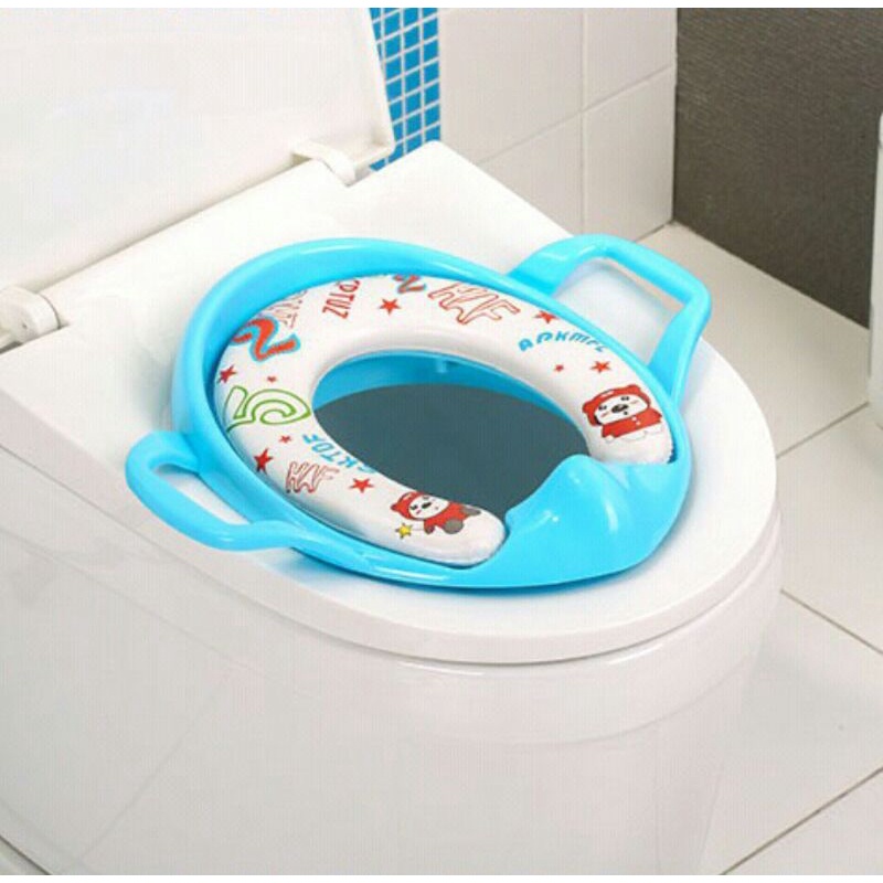 Jual Baby Flow Soft Potty Toilet Seat Ring Closet With Handle Alas
