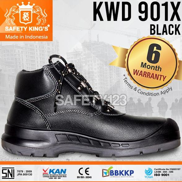 Jual Sk Safety Kings Kwd 901X Sepatu Safety Shoes King'S Lokal Black