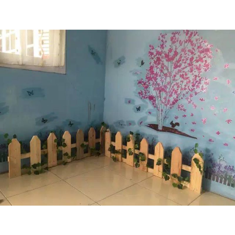 Jual Pagar kayu rustic pendek Shopee Indonesia