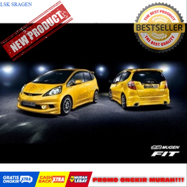Jual BODIKIT MURAH BODYKIT HONDA JAZZ GE8 RS 0811 MUGEN RS BODY KIT
