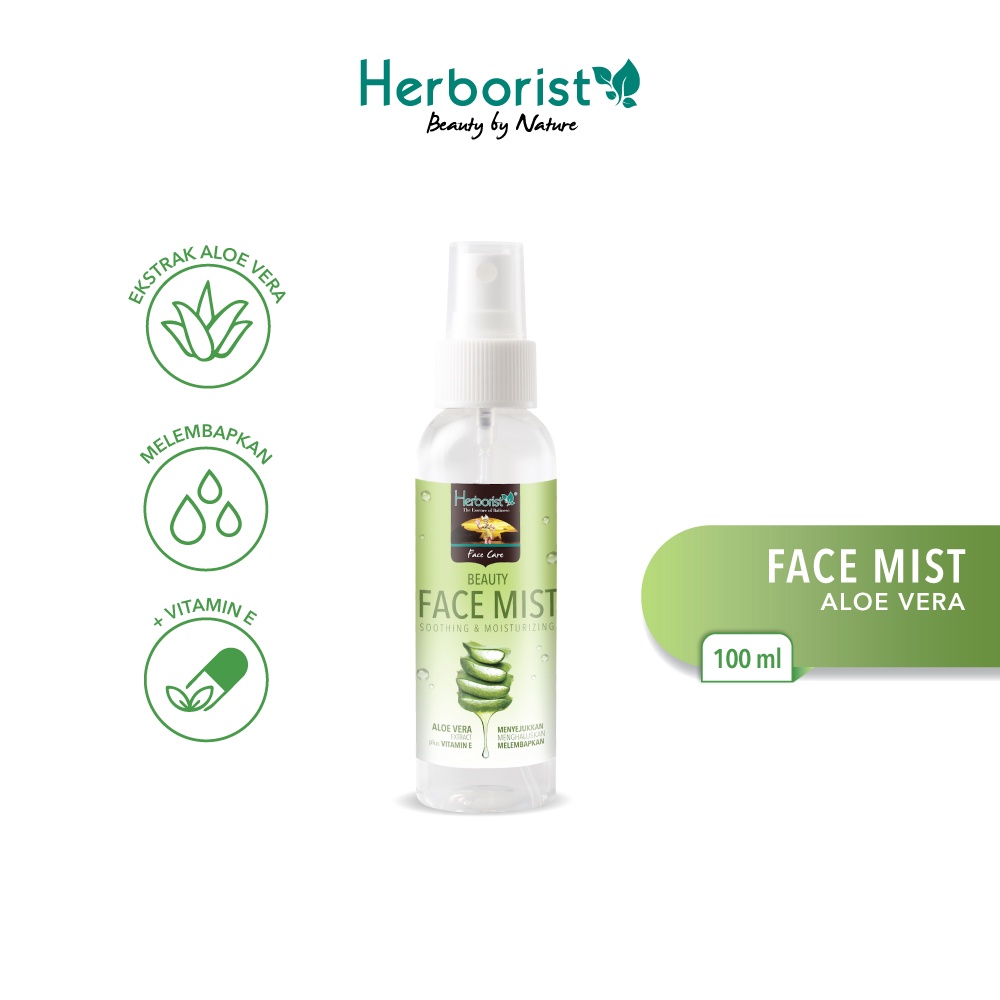 Jual Herborist Beauty Face Mist Aloe Vera 100ml Shopee Indonesia