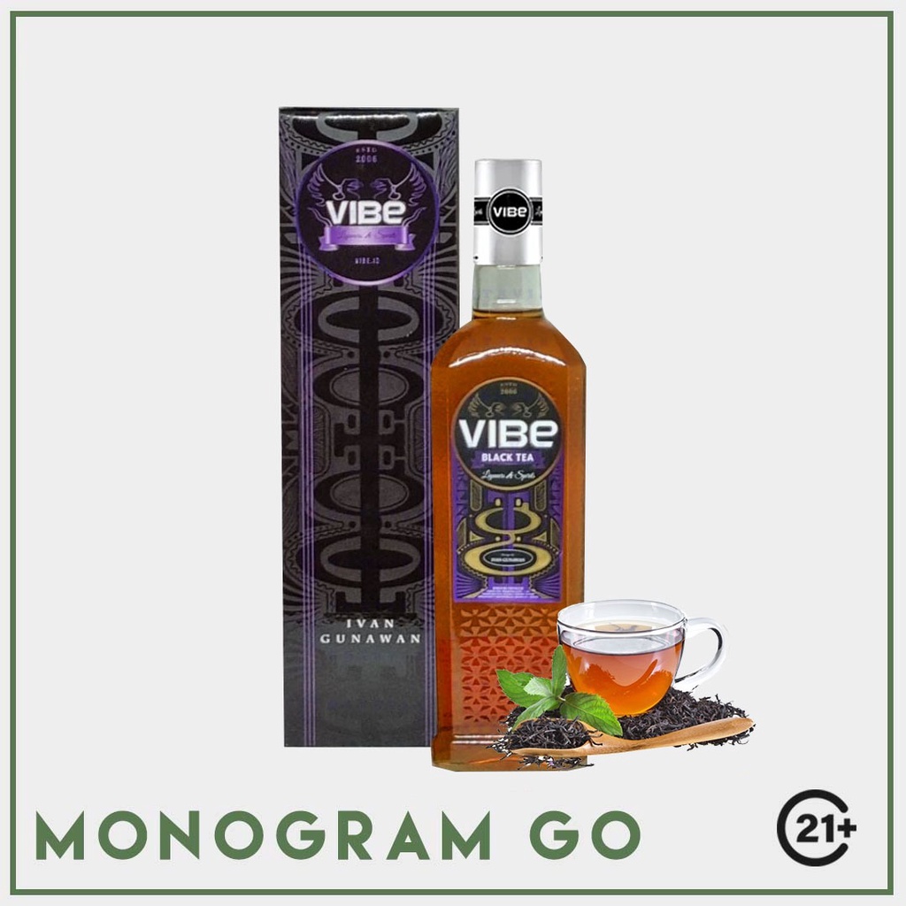 Jual Vibe Premium Black Tea 700ml. New Design Ivan Gunawan Shopee