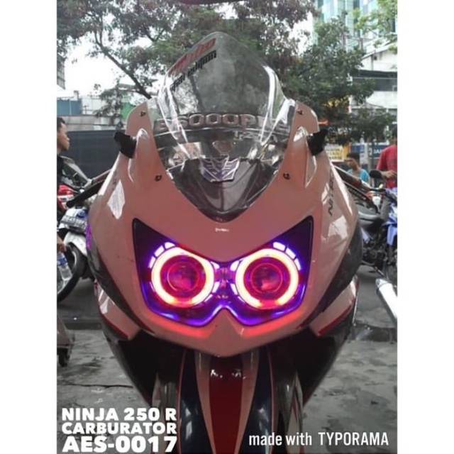 Jual Lampu Projie Aes BILED GEN 2 + Headlamp Ninja 250 Carbu Projector