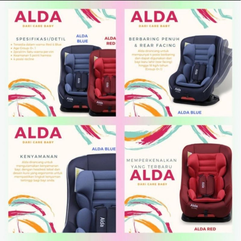 Jual Carseat ALDA Care / Tempat Duduk Bayi Shopee Indonesia