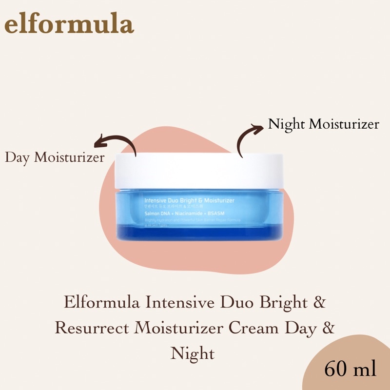 Jual Elformula Intensive Duo Bright & Resurrect Moisturizer Cream Day