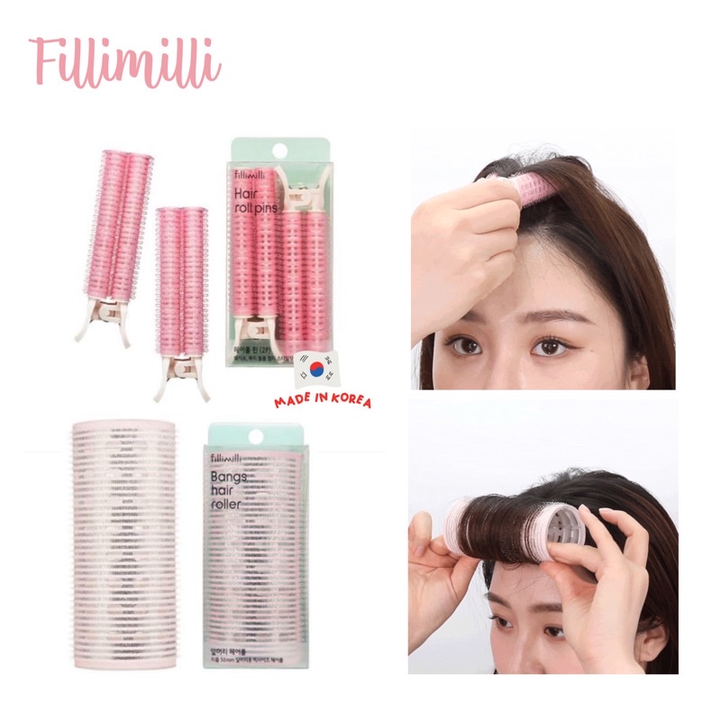 Jual FILLIMILLI Korean Bangs Han Sohee Hair Roller Rocket Volume Clip