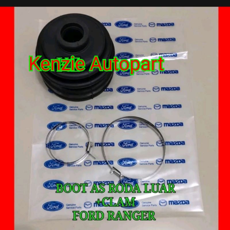 Jual BOOT AS RODA CV JOINT FORD RANGER MAZDA BT50 BAGIAN LUAR + KLEM