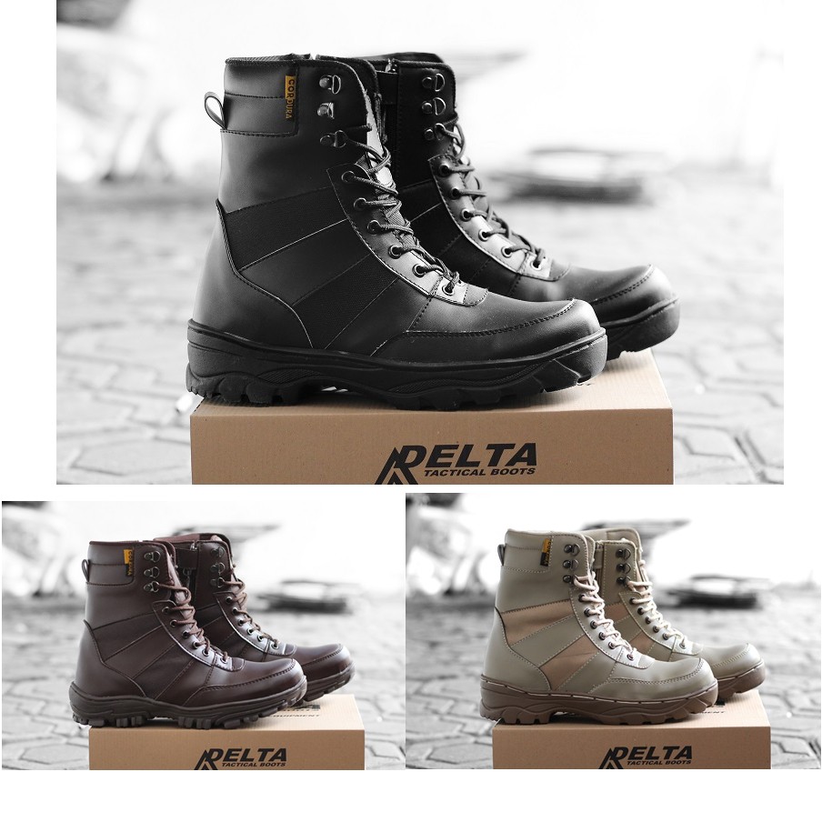 Jual Sepatu Septi Saveti Safety Boot King Shoes SKN Ujung Besi Kulit