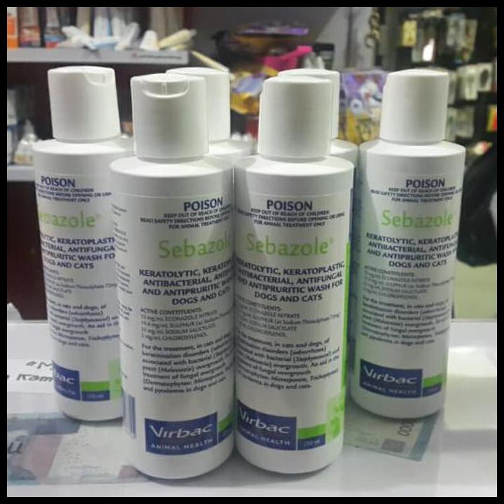 Jual VIRBAC SEBAZOLE SHAMPOO 250ML (U/ PENYAKIT KULIT DAN JAMUR) Shopee Indonesia