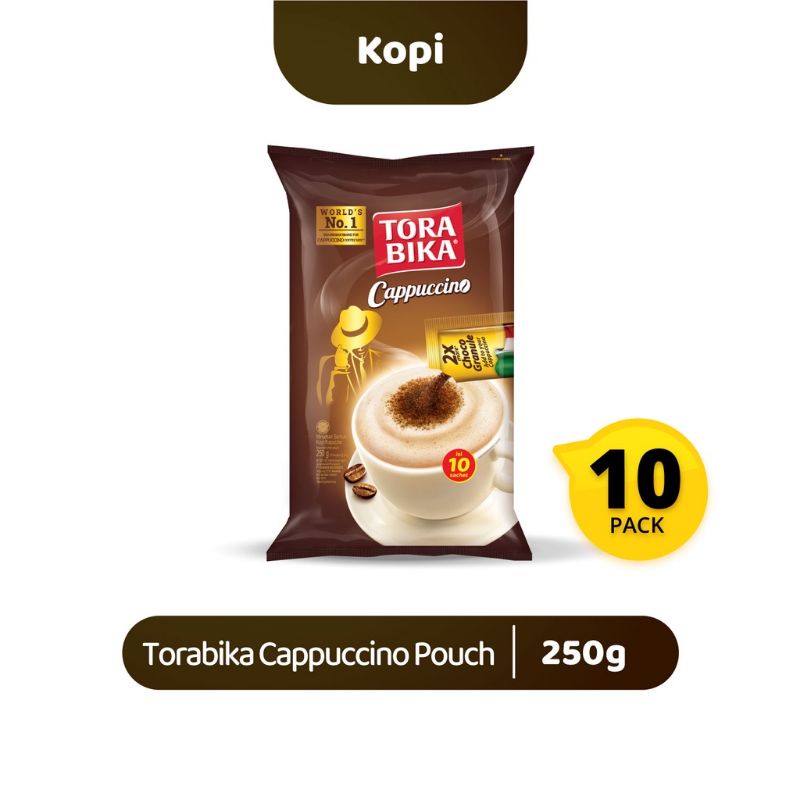 Jual Torabika Cappuccino Kopi Instan 10 Sachet 25 Gr Shopee Indonesia