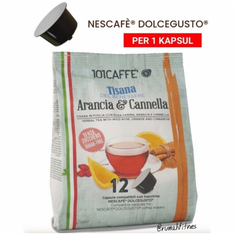 Jual NESCAFE Dolce Gusto Orange Cinnamon Tea (Arancia Canella) Shopee