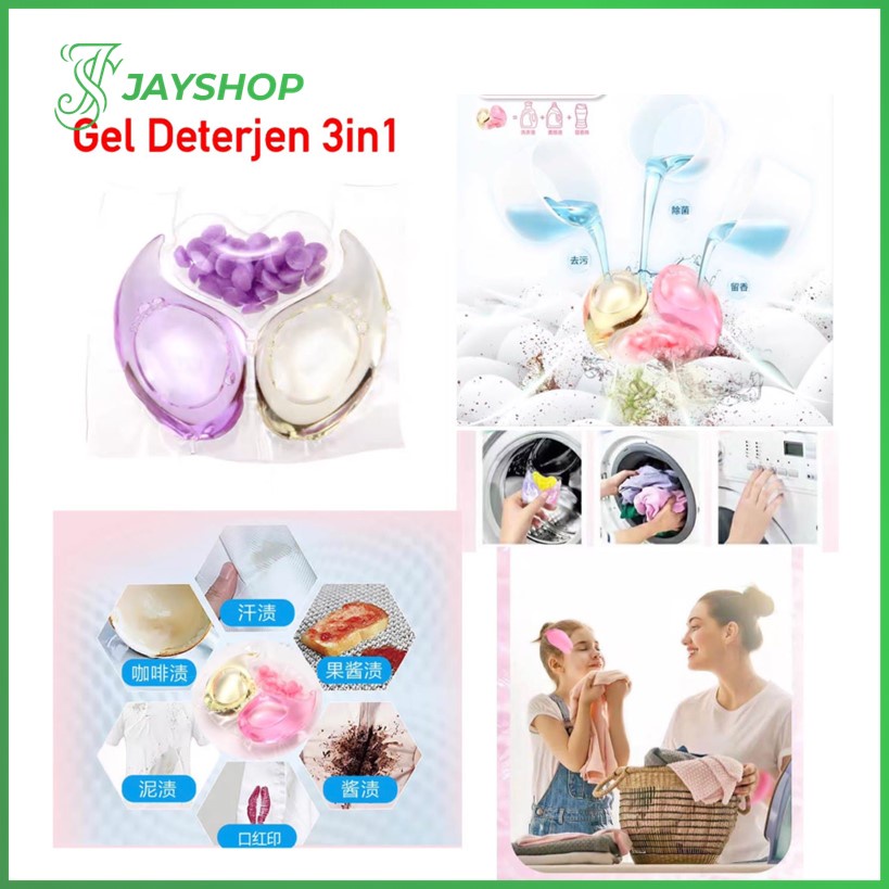 Jual Laundry Gel Ball 3 In 1 Sabun Cuci Pembersih Pakaian Pewangi
