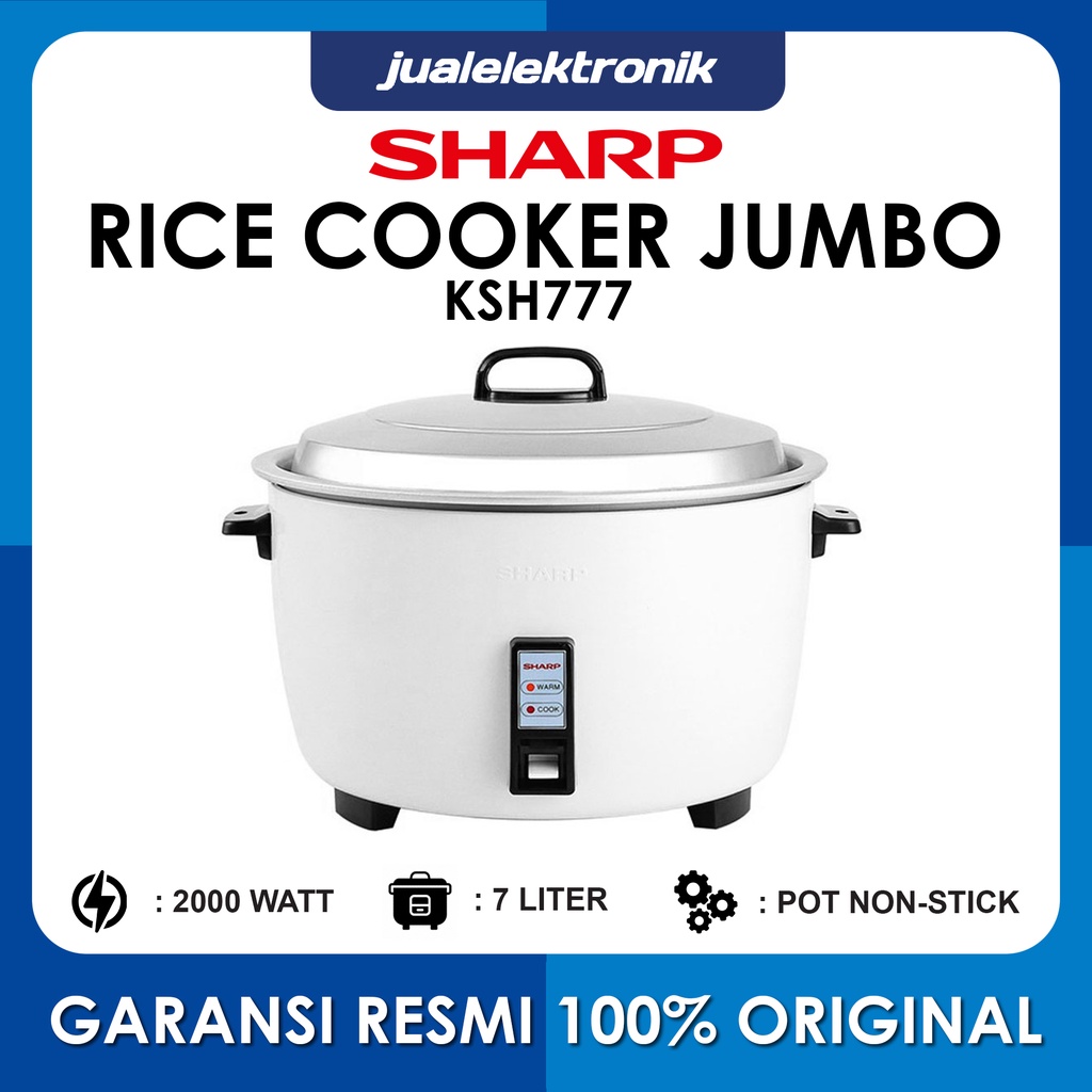 Jual Sharp Magic Com KSH777 KSH777 Jumbo 7 Liter 2000 Watt Rice