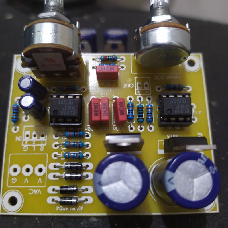 Jual Low filter subwoofer kit filter subwoofer lpf ic JRC4558D ASLI