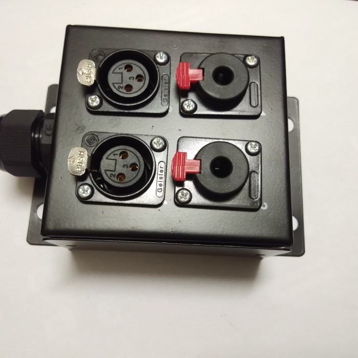 Jual Box snake isi 4 snake 4ch junction box xlr casis xlr dan akay mono