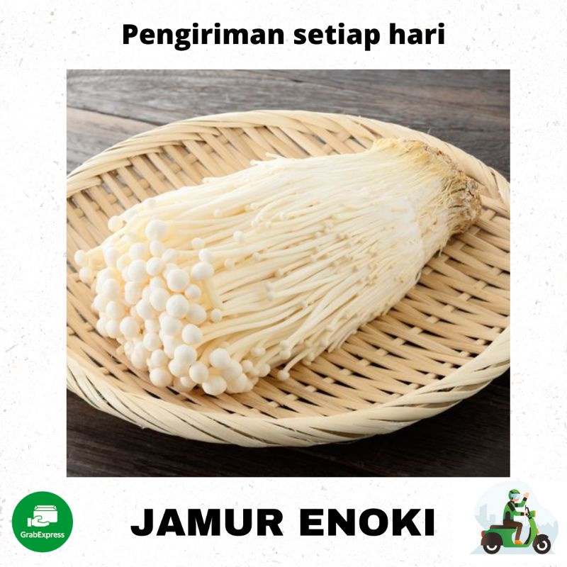 Jual Jamur Enoki Fresh Enoki Segar Jamur Korea Enoki Shopee Indonesia