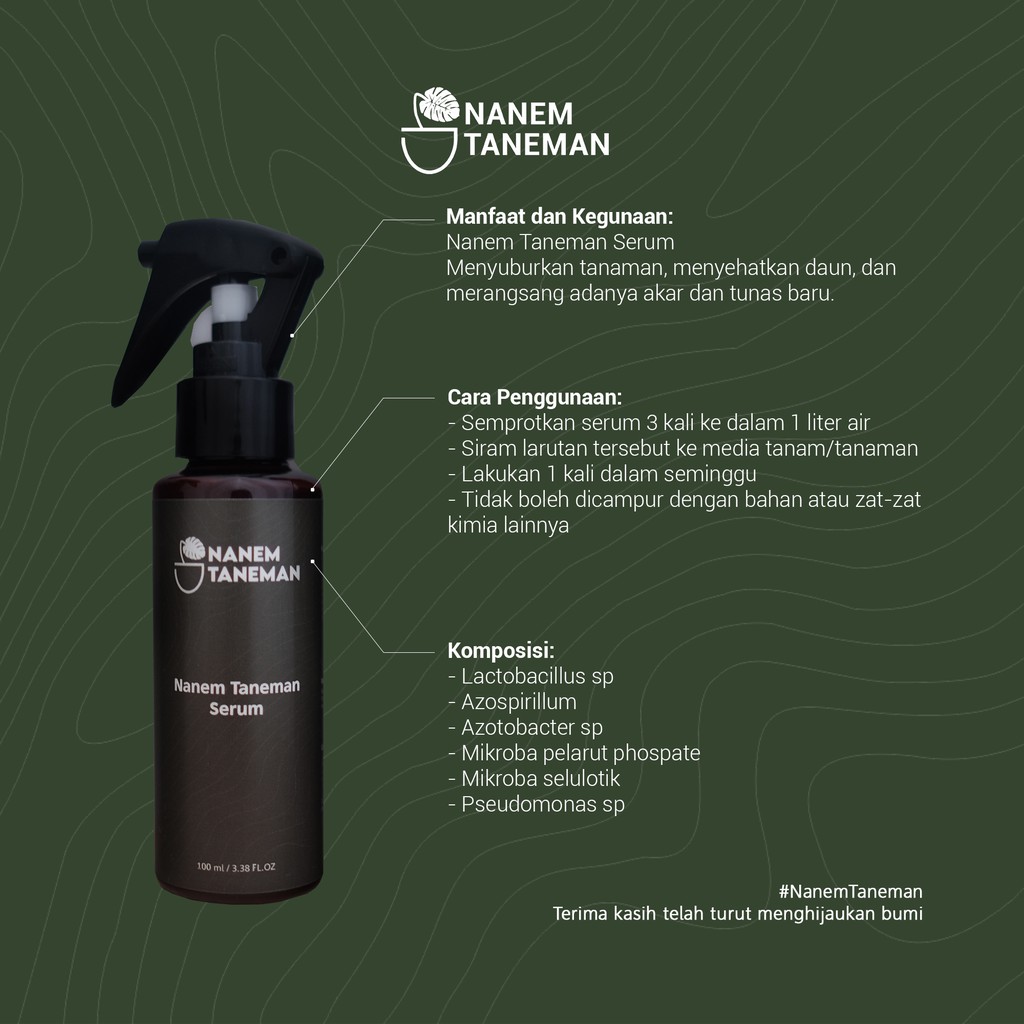 Jual Serum Tanaman Berdaun Nanem Taneman 100ml Shopee Indonesia