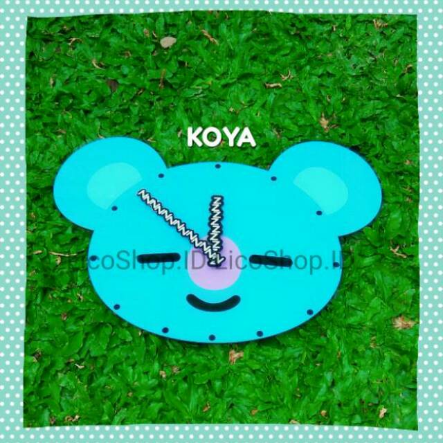 Jual BT21 BTSXLINE//BTS RM BT21 Koya Wall Clock//KOYA Shopee Indonesia