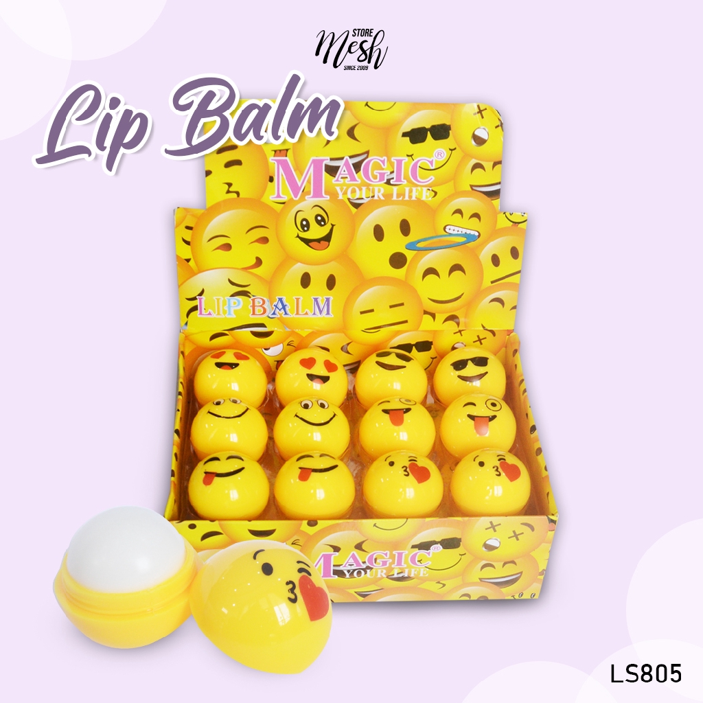 Jual LIPBALM EMOJI Lip Balm Magic Lipbalm EMoji Shopee Indonesia