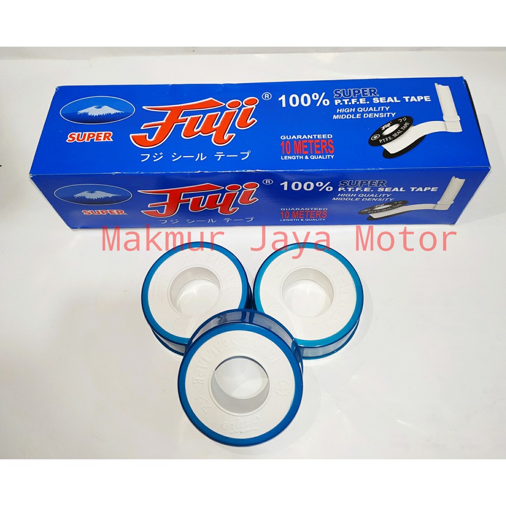 Jual Seal Tape Putih Fuji PTFE (1pcs) Seal Tape Fuji 1/2" Inch Shopee