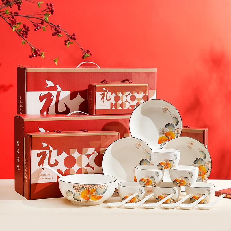 Jual bowl set hampers souvenir hadiah mangkuk supit set gift box