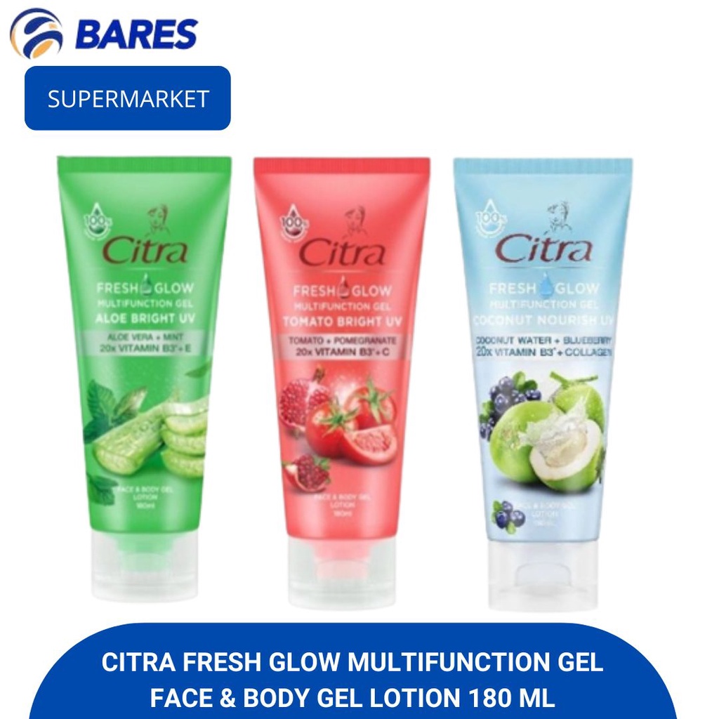 Jual Citra Farsh Glow Multifunction Gel Face & Body Gel Lotion 180 Ml