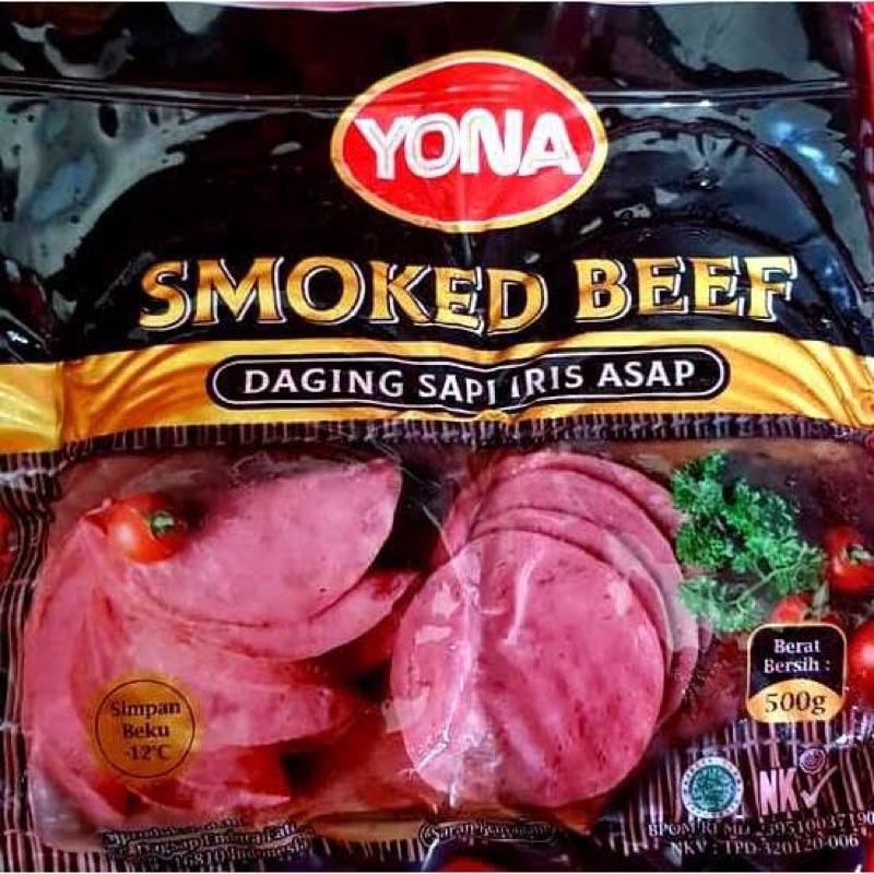 Jual smoked beef yona 500gr Shopee Indonesia