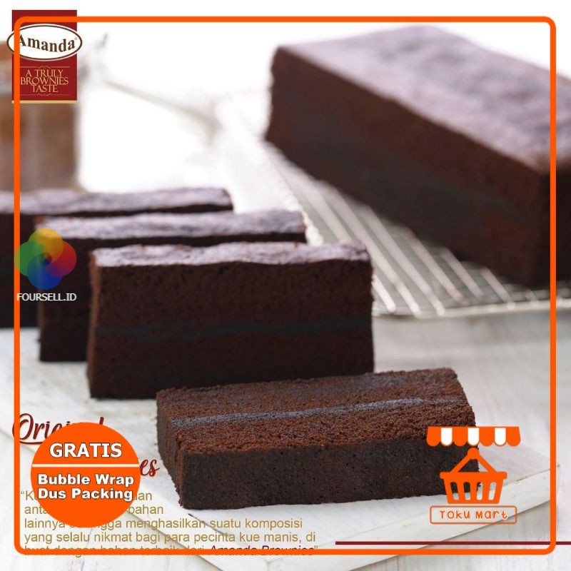 Jual Brownies Amanda ORIGINAL (PACKING AMAN) Amanda Brownies Kukus