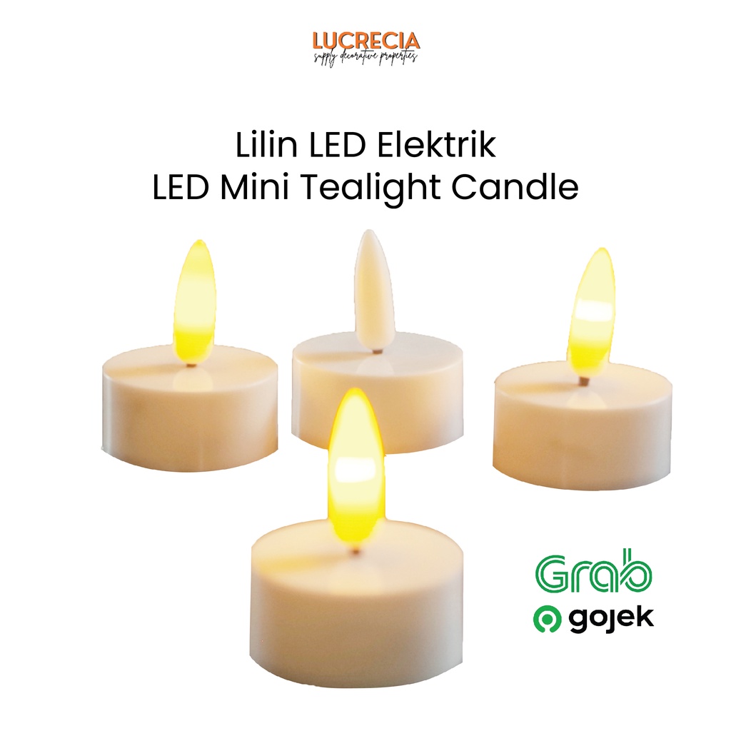 Jual Lilin Led Elektrik Led mini Tealight Candle Dekorasi Rumah Pesta