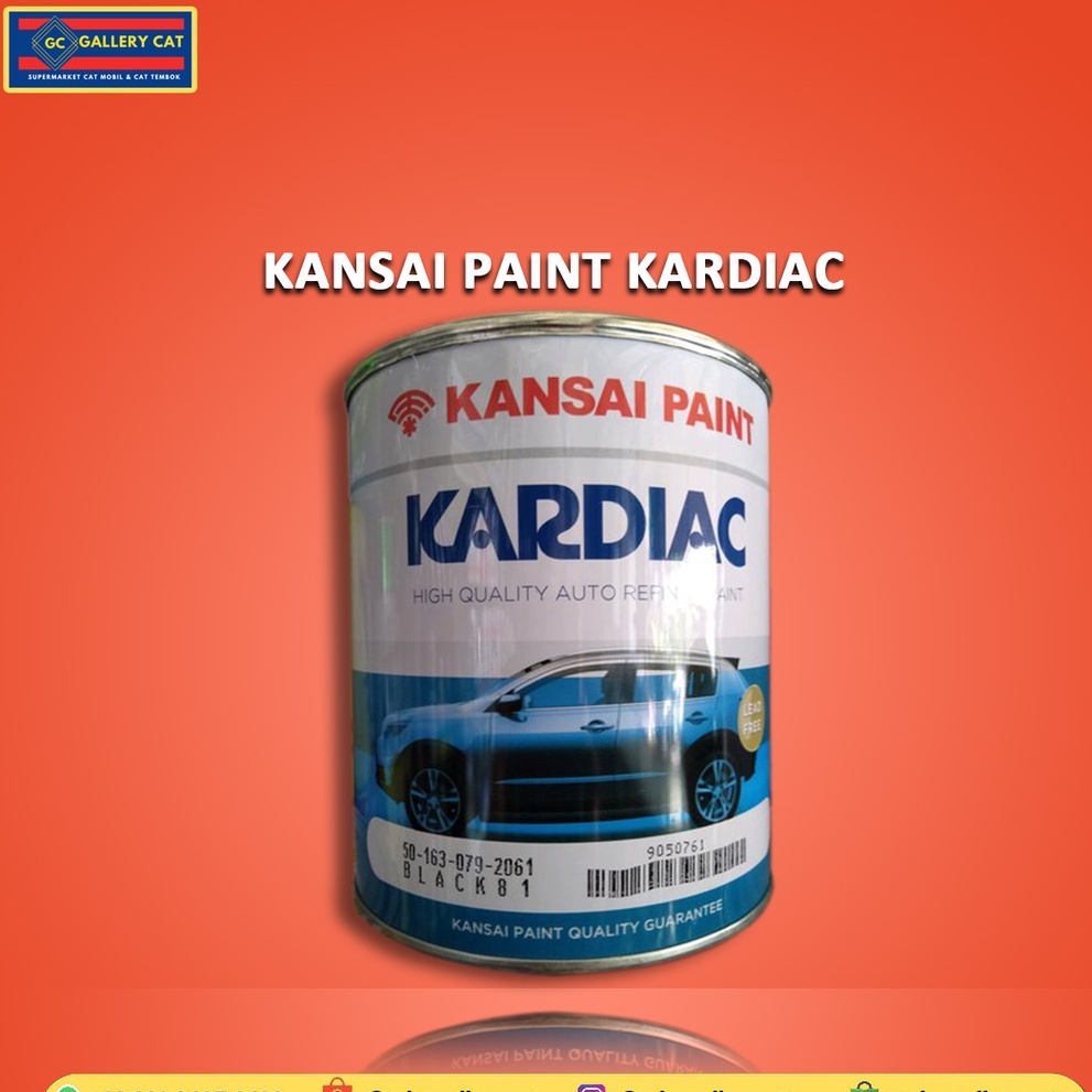 Jual Kansai Paint Kardiac warna 81 hitam 1kg Shopee Indonesia