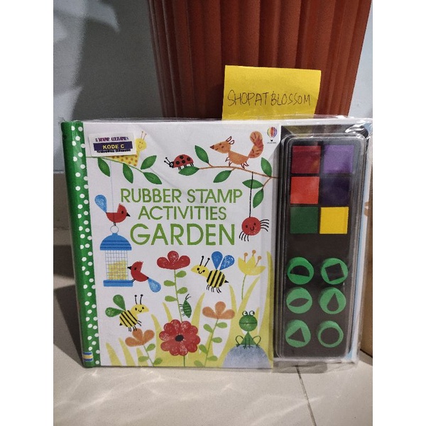 Jual USBORNE RUBBER STAMP ACTIVITIES GARDEN Shopee Indonesia