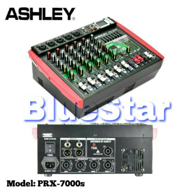 Jual Power Mixer Ashley PRX 7000S Original 7 Channel Bluetooth USB