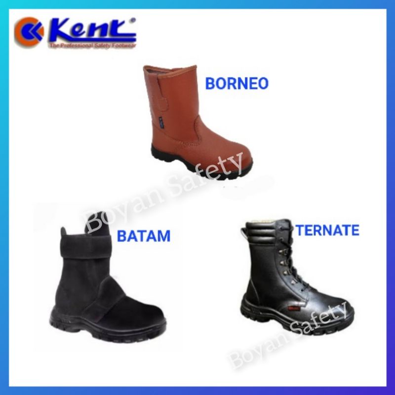 Jual Sepatu Safety KENT Borneo Ternate Batam Original Safety Shoes