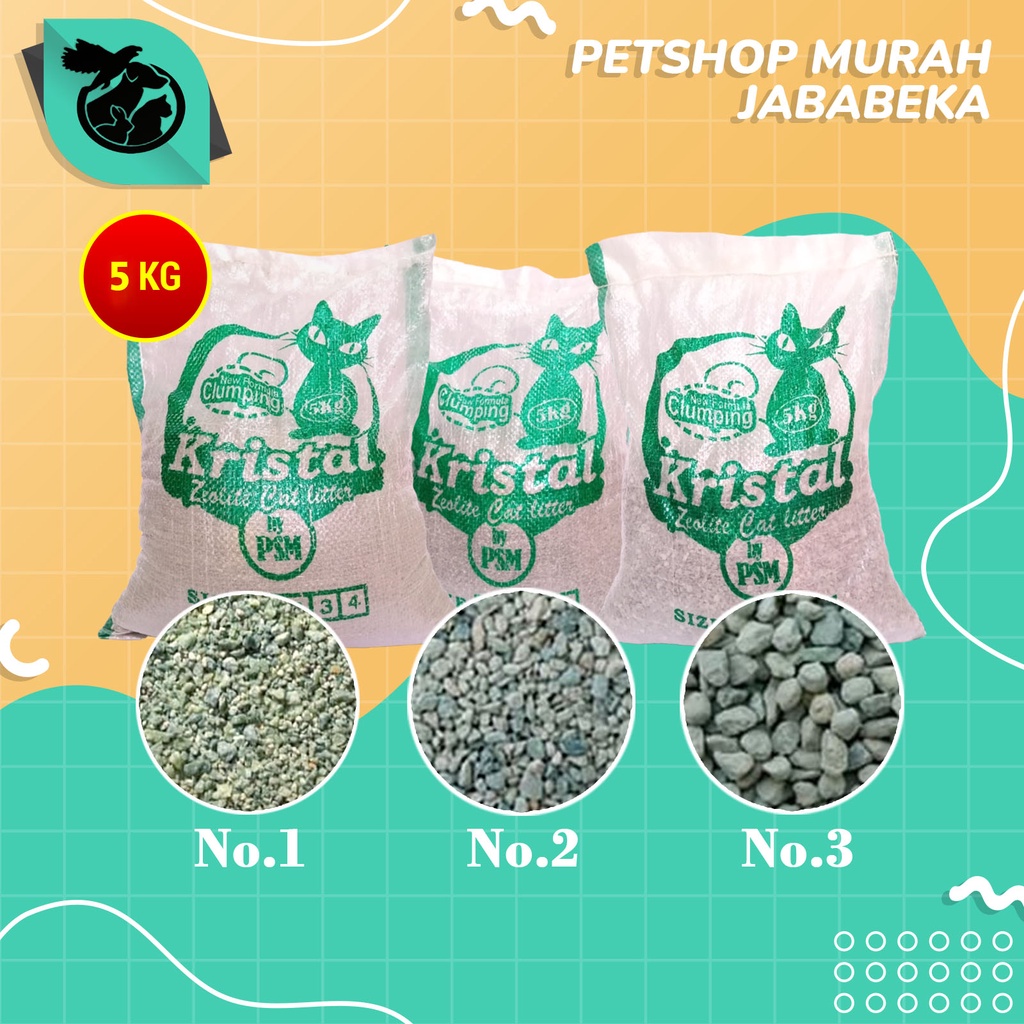 Jual Pasir Kucing Hamster Zeolit zeolite 5 KG Shopee Indonesia