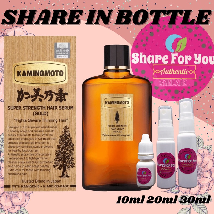 Jual KAMINOMOTO Hair Growth Accelerator Hair Tonic GOLD SHARE 20 ML