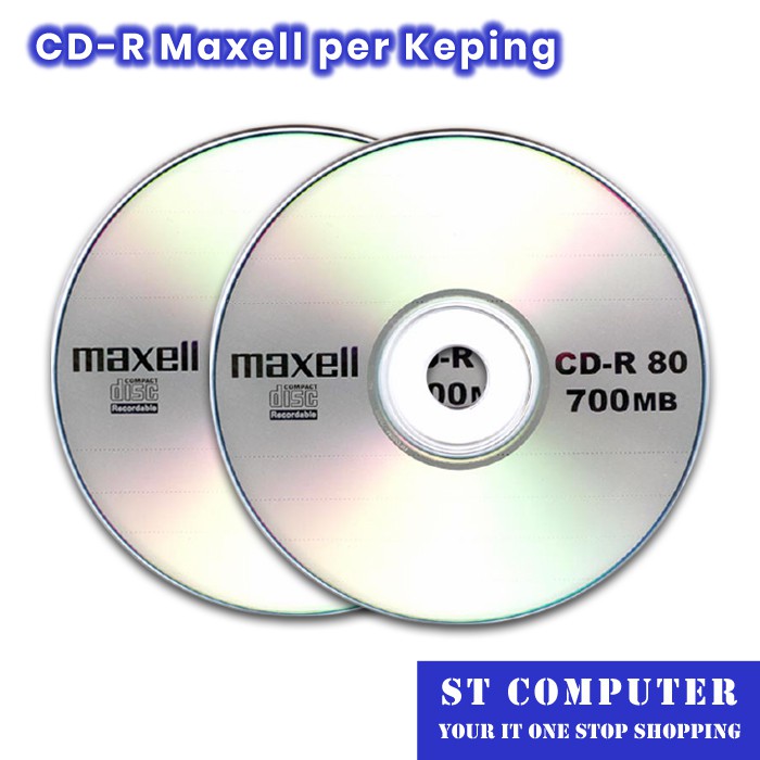 Jual CDR Blank Maxell 700mb Eceran CDR Kosong Satuan Shopee Indonesia