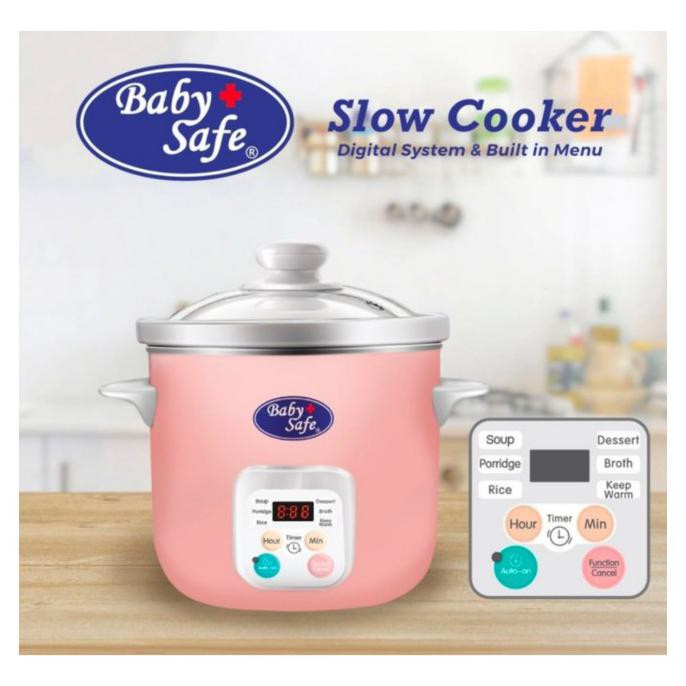 Jual Baby Safe Slow Cooker Digital LB06D alat masak bayi Mpasi 1.5L