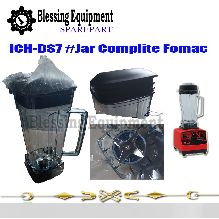 Jual ICHDS7 Sparepart Jar Complete Sets Heavy Duty Blender Fomac