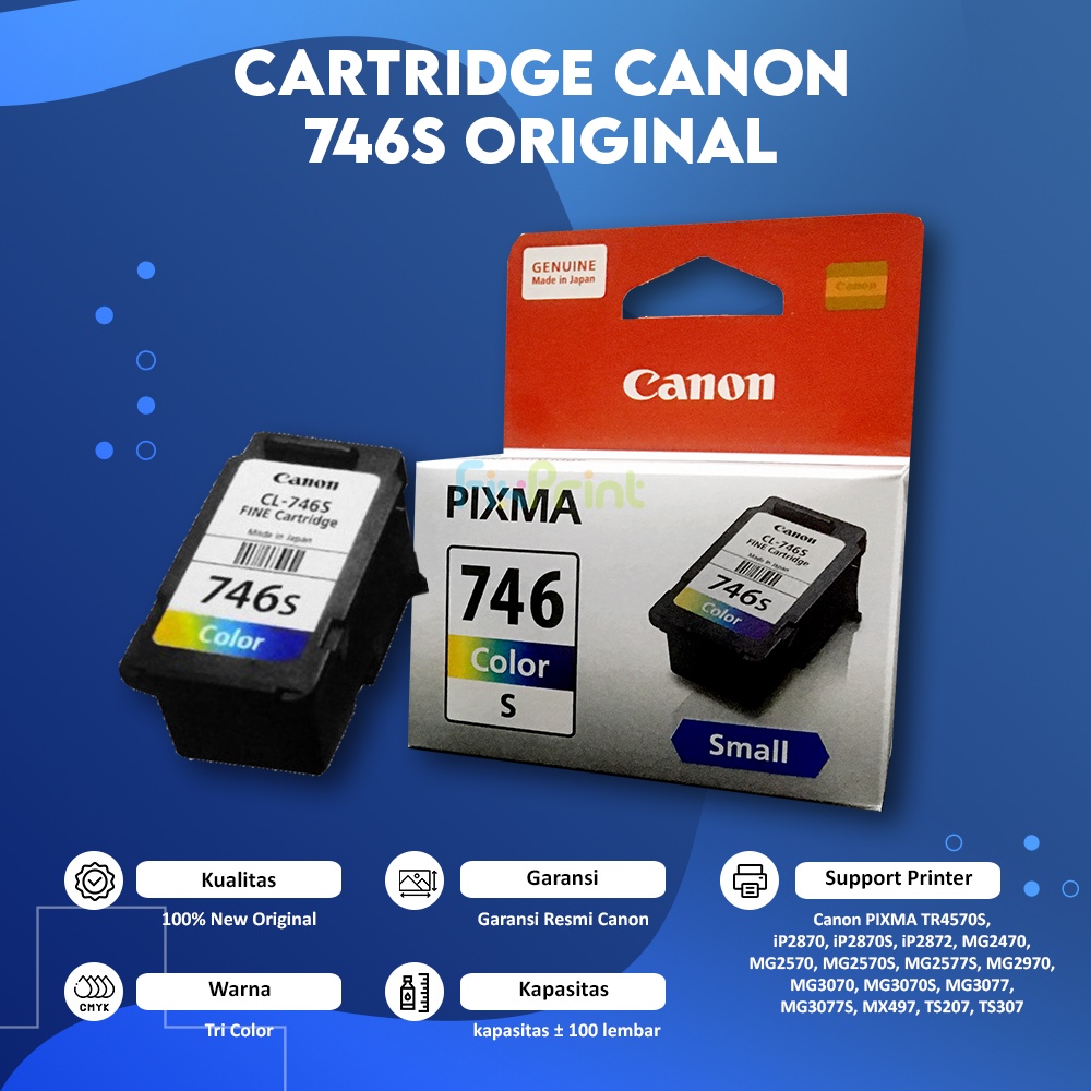 Jual Cartridge Tinta Canon PG745s 746s Printer PIXMA TR4670s Black
