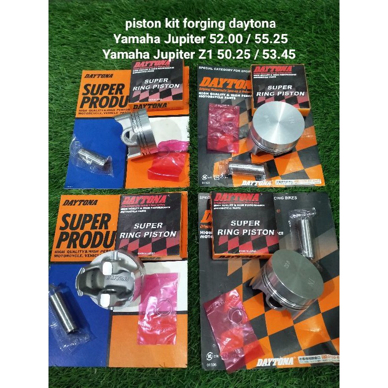 Jual PISTON DAYTONA SET YAMAHA JUPITER Z1 115 CC(50.25mm) PIN