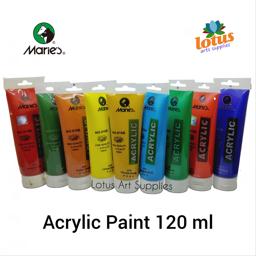 Jual Maries Acrylic Paint 120ml Shopee Indonesia