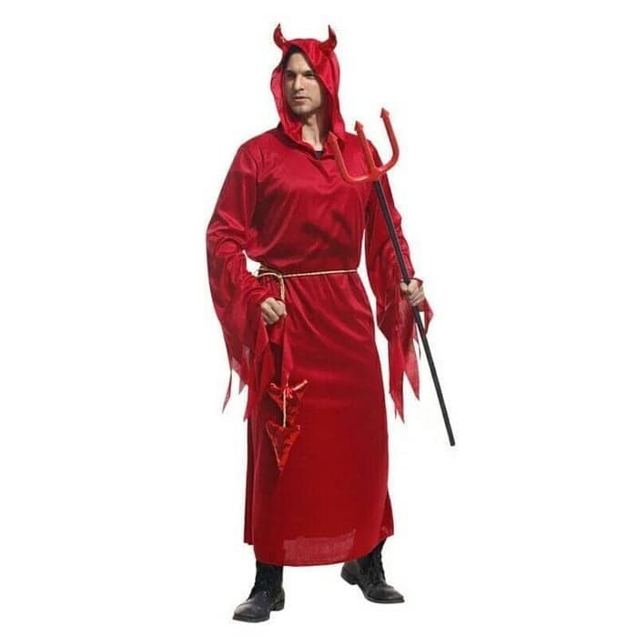 Jual Costume red devil Halloween Costume cosplay Shopee Indonesia