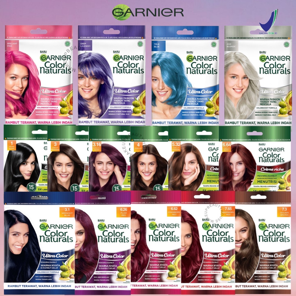 Jual GARNIER Color Natural Express Cream / Ultra Color Sachet Shopee