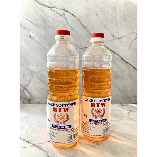Jual CAKE SOFTENER BTW / WISMAN OIL & VANILLA OIL Shopee Indonesia