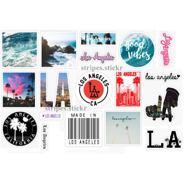 Jual Los Angeles sticker pack Shopee Indonesia