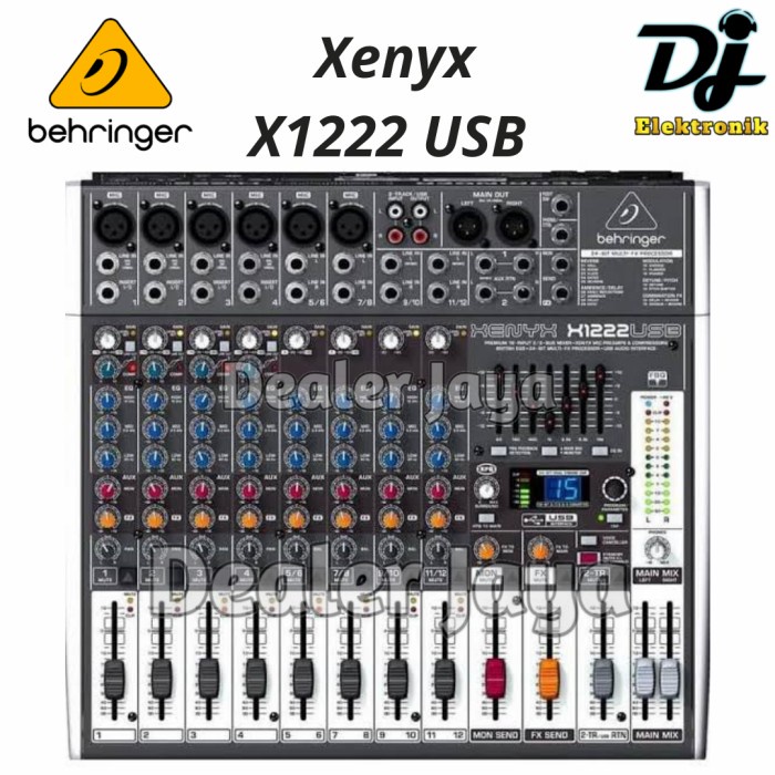 Jual Mixer Analog Behringer Xenyx X 1222 USB / X1222USB 12 channel