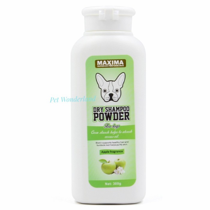 Jual Maxima Dry Powder Dog Shampoo Apple 150g Bedak Mandi Kering