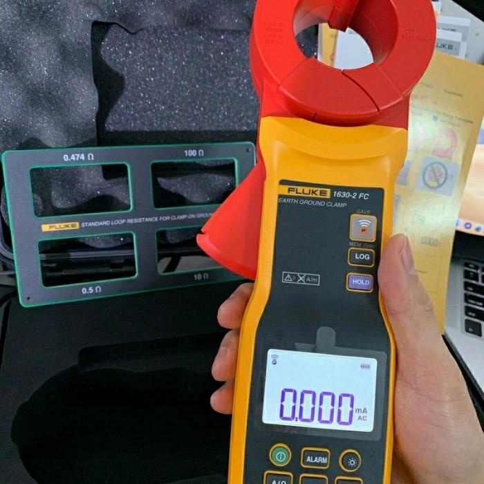 Jual [ Fluke 16302 Fc Digital Earth Clamp Grounding Tester Ori