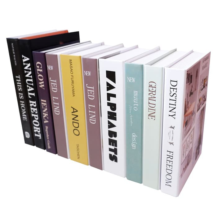 Jual BUKU SATUAN pajangan hiasan modern dummy book rak hiasan murah
